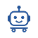 Головна 11 simple minimalist chatbot icon blue solid color