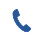 Головна 16 simple minimalist phone icon blue solid color cl